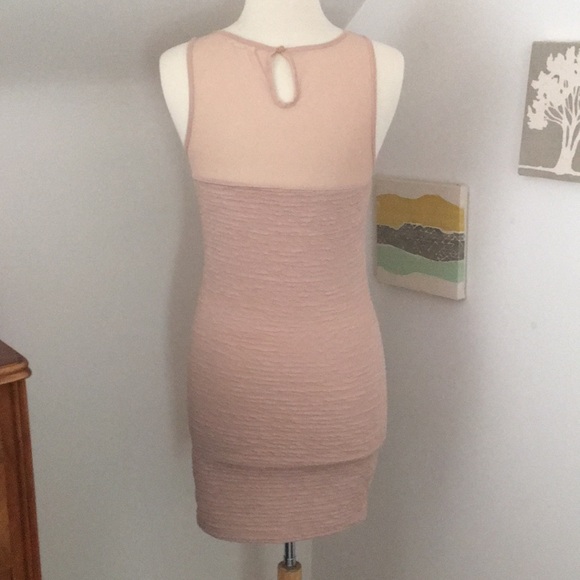 Sexy Nude Dress with mesh - Picture 3 of 5